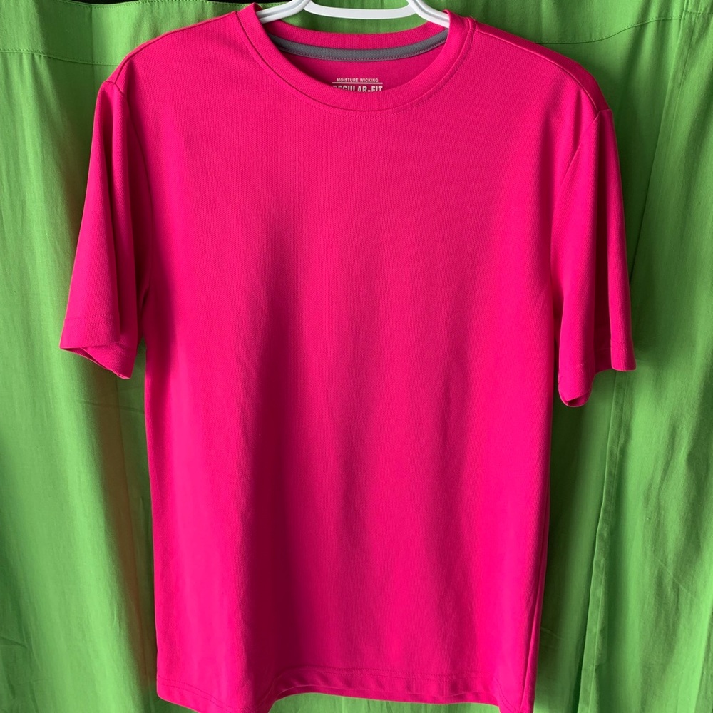 SOLID PINK T-SHIRT